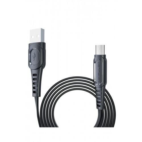 Konfulon DC-01 Süper Hızlı Micro USB Kablo 1M 2.4A - Siyah