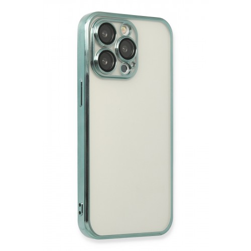 Newface iPhone 13 Pro Kılıf Razer Lensli Silikon - Yeşil Newface iPhone 13 Pro Kılıf Razer Lensli Silikon - Yeşil
