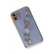 Newface iPhone 11 Kılıf Esila Silikon - Gri Newface iPhone 11 Kılıf Esila Silikon - Gri