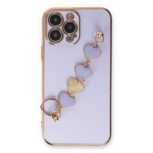 Newface iPhone 13 Pro Kılıf Esila Silikon - Lila Newface iPhone 13 Pro Kılıf Esila Silikon - Lila
