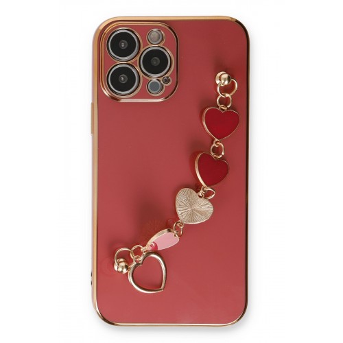 Newface iPhone 13 Pro Max Kılıf Esila Silikon - Kırmızı Newface iPhone 13 Pro Max Kılıf Esila Silikon - Kırmızı
