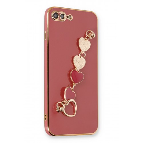 Newface iPhone 8 Plus Kılıf Esila Silikon - Kırmızı Newface iPhone 8 Plus Kılıf Esila Silikon - Kırmızı