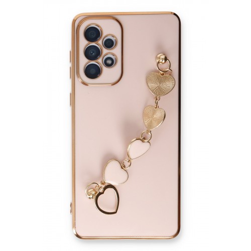 Newface Samsung Galaxy A53 5G Kılıf Esila Silikon - Pudra Newface Samsung Galaxy A53 5G Kılıf Esila Silikon - Pudra