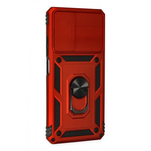 Newface Xiaomi Redmi Note 11 Pro Kılıf Pars Lens Yüzüklü Silikon - Kırmızı Newface Xiaomi Redmi Note 11 Pro Kılıf Pars Lens Yüzüklü Silikon - Kırmızı