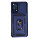 Newface Xiaomi Redmi Note 11 Pro Kılıf Pars Lens Yüzüklü Silikon - Lacivert