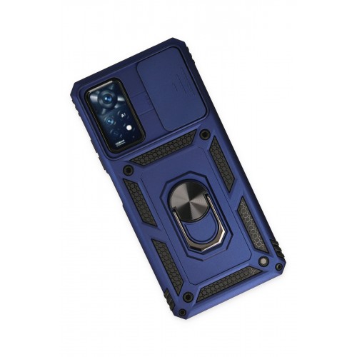 Newface Xiaomi Redmi Note 11 Pro Kılıf Pars Lens Yüzüklü Silikon - Lacivert Newface Xiaomi Redmi Note 11 Pro Kılıf Pars Lens Yüzüklü Silikon - Lacivert