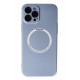 Newface iPhone 12 Pro Max Kılıf Jack Magneticsafe Lens Silikon - Sierra Blue Newface iPhone 12 Pro Max Kılıf Jack Magneticsafe Lens Silikon - Sierra Blue