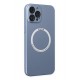 Newface iPhone 12 Pro Max Kılıf Jack Magneticsafe Lens Silikon - Sierra Blue Newface iPhone 12 Pro Max Kılıf Jack Magneticsafe Lens Silikon - Sierra Blue