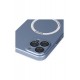 Newface iPhone 12 Pro Max Kılıf Jack Magneticsafe Lens Silikon - Sierra Blue Newface iPhone 12 Pro Max Kılıf Jack Magneticsafe Lens Silikon - Sierra Blue