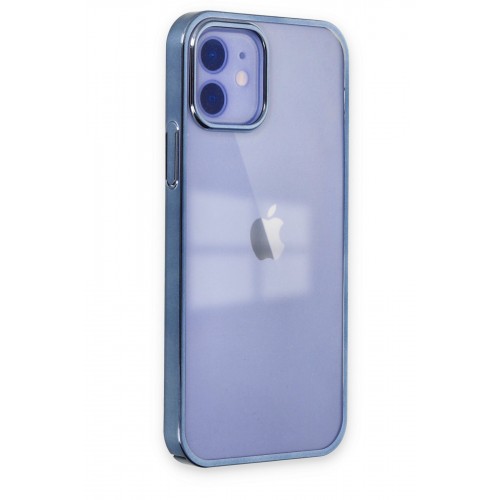 Newface iPhone 12 Kılıf Element Silikon - Mavi Newface iPhone 12 Kılıf Element Silikon - Mavi
