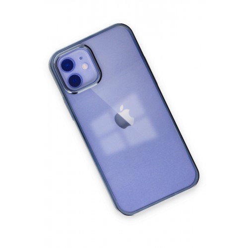 Newface iPhone 12 Kılıf Element Silikon - Mavi Newface iPhone 12 Kılıf Element Silikon - Mavi