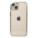 Newface iPhone 13 Kılıf Razer Lensli Silikon - Gümüş