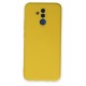 Newface Huawei Mate 20 Lite Kılıf Nano içi Kadife Silikon - Sarı Newface Huawei Mate 20 Lite Kılıf Nano içi Kadife Silikon - Sarı