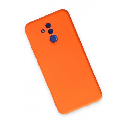 Newface Huawei Mate 20 Lite Kılıf Nano içi Kadife Silikon - Turuncu Newface Huawei Mate 20 Lite Kılıf Nano içi Kadife Silikon - Turuncu