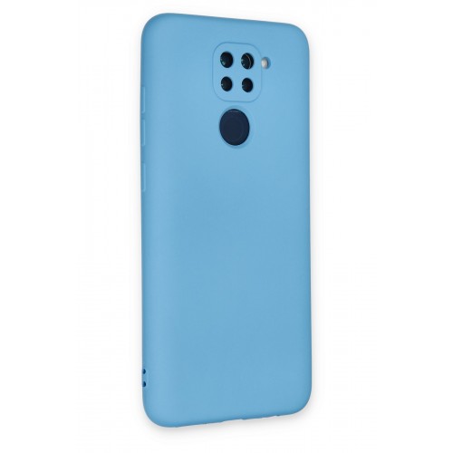 Newface Xiaomi Redmi Note 9 Kılıf Nano içi Kadife Silikon - Mavi Newface Xiaomi Redmi Note 9 Kılıf Nano içi Kadife Silikon - Mavi
