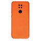 Newface Xiaomi Redmi Note 9 Kılıf Nano içi Kadife Silikon - Turuncu Newface Xiaomi Redmi Note 9 Kılıf Nano içi Kadife Silikon - Turuncu