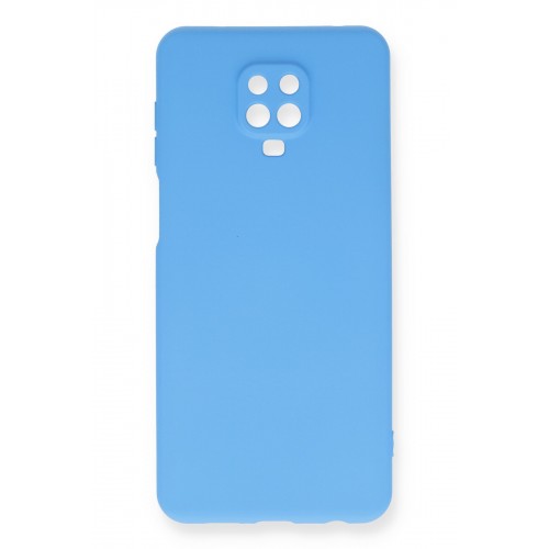 Newface Xiaomi Redmi Note 9 Pro Kılıf Nano içi Kadife Silikon - Mavi Newface Xiaomi Redmi Note 9 Pro Kılıf Nano içi Kadife Silikon - Mavi