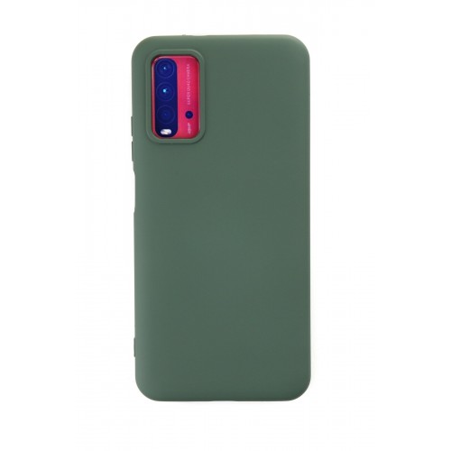Newface Xiaomi Redmi Note 9 4G Kılıf Nano içi Kadife Silikon - Koyu Yeşil Newface Xiaomi Redmi Note 9 4G Kılıf Nano içi Kadife Silikon - Koyu Yeşil