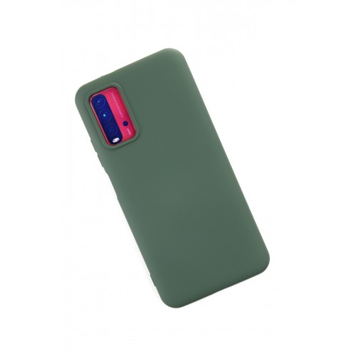 Newface Xiaomi Redmi Note 9 4G Kılıf Nano içi Kadife Silikon - Koyu Yeşil Newface Xiaomi Redmi Note 9 4G Kılıf Nano içi Kadife Silikon - Koyu Yeşil