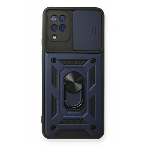 Newface Samsung Galaxy A12 Kılıf Pars Lens Yüzüklü Silikon - Lacivert Newface Samsung Galaxy A12 Kılıf Pars Lens Yüzüklü Silikon - Lacivert