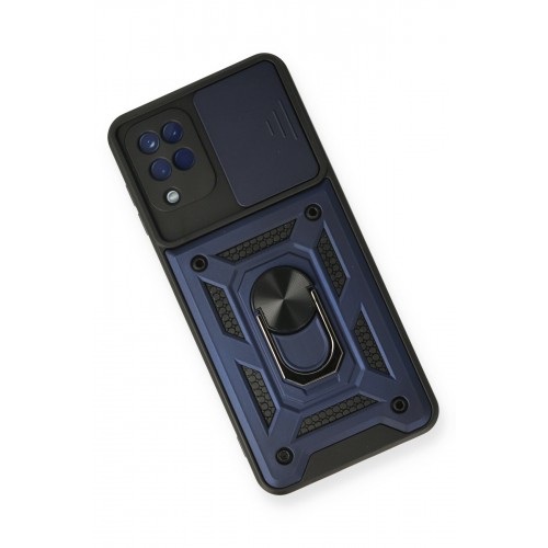 Newface Samsung Galaxy A12 Kılıf Pars Lens Yüzüklü Silikon - Lacivert Newface Samsung Galaxy A12 Kılıf Pars Lens Yüzüklü Silikon - Lacivert
