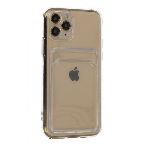 Newface iPhone 11 Pro Kılıf Kart Şeffaf Silikon - Şeffaf Newface iPhone 11 Pro Kılıf Kart Şeffaf Silikon - Şeffaf