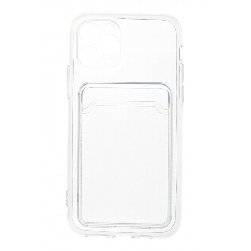 Newface iPhone 11 Pro Kılıf Kart Şeffaf Silikon - Şeffaf Newface iPhone 11 Pro Kılıf Kart Şeffaf Silikon - Şeffaf
