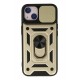 Newface iPhone 13 Kılıf Pars Lens Yüzüklü Silikon - Gold Newface iPhone 13 Kılıf Pars Lens Yüzüklü Silikon - Gold