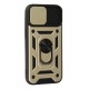 Newface iPhone 13 Kılıf Pars Lens Yüzüklü Silikon - Gold Newface iPhone 13 Kılıf Pars Lens Yüzüklü Silikon - Gold