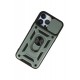 Newface iPhone 13 Pro Kılıf Pars Lens Yüzüklü Silikon - Yeşil Newface iPhone 13 Pro Kılıf Pars Lens Yüzüklü Silikon - Yeşil