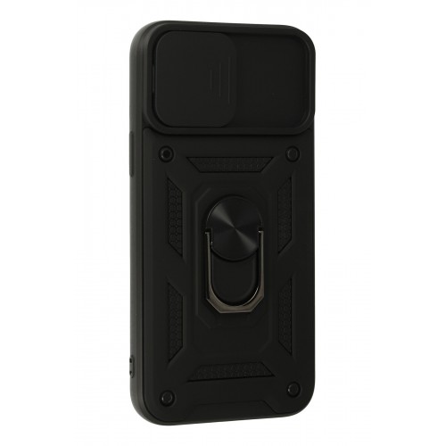 Newface iPhone 13 Pro Max Kılıf Pars Lens Yüzüklü Silikon - Siyah Newface iPhone 13 Pro Max Kılıf Pars Lens Yüzüklü Silikon - Siyah