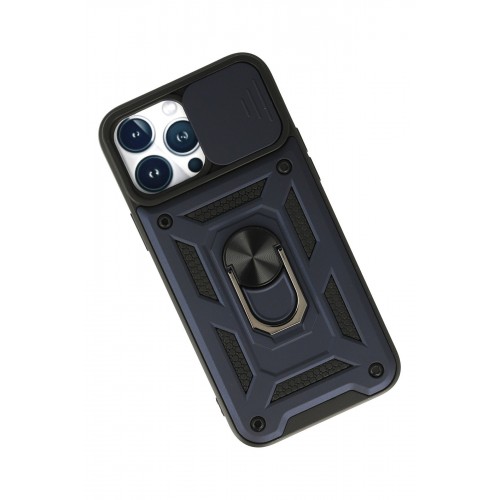 Newface iPhone 13 Pro Max Kılıf Pars Lens Yüzüklü Silikon - Lacivert Newface iPhone 13 Pro Max Kılıf Pars Lens Yüzüklü Silikon - Lacivert