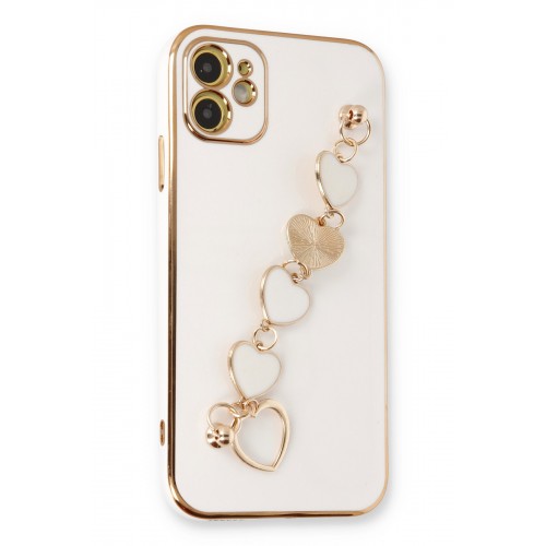 Newface iPhone 11 Kılıf Esila Silikon - Beyaz Newface iPhone 11 Kılıf Esila Silikon - Beyaz