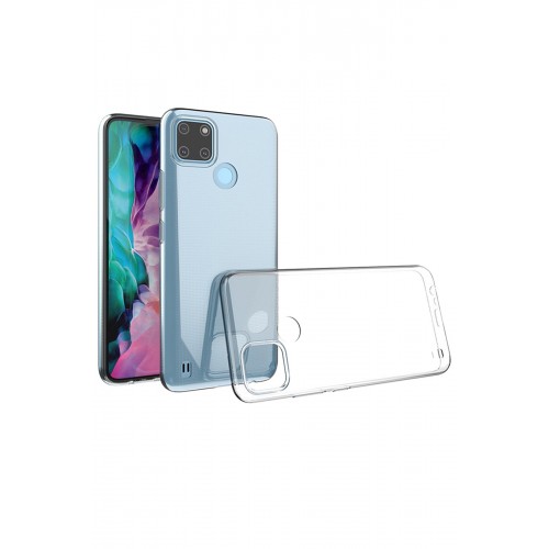 Newface Realme C25Y Kılıf Lüx Şeffaf Silikon Newface Realme C25Y Kılıf Lüx Şeffaf Silikon