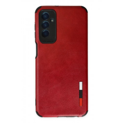 Newface Samsung Galaxy M23 Kılıf Loop Deri Silikon - Kırmızı Newface Samsung Galaxy M23 Kılıf Loop Deri Silikon - Kırmızı