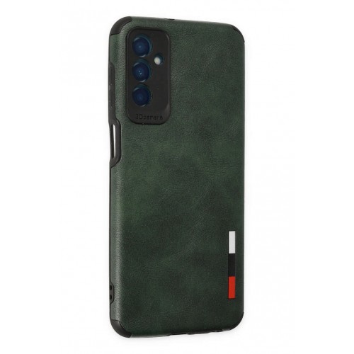 Newface Samsung Galaxy M23 Kılıf Loop Deri Silikon - Yeşil Newface Samsung Galaxy M23 Kılıf Loop Deri Silikon - Yeşil