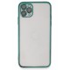 Newface iPhone 11 Pro Max Kılıf Razer Lensli Silikon - Yeşil