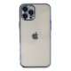 Newface iPhone 12 Pro Max Kılıf Razer Lensli Silikon - Açık Mavi Newface iPhone 12 Pro Max Kılıf Razer Lensli Silikon - Açık Mavi
