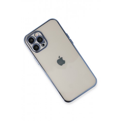 Newface iPhone 12 Pro Max Kılıf Razer Lensli Silikon - Açık Mavi Newface iPhone 12 Pro Max Kılıf Razer Lensli Silikon - Açık Mavi