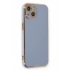 Newface iPhone 13 Kılıf Volet Silikon - Mavi Newface iPhone 13 Kılıf Volet Silikon - Mavi