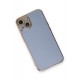 Newface iPhone 13 Kılıf Volet Silikon - Mavi Newface iPhone 13 Kılıf Volet Silikon - Mavi