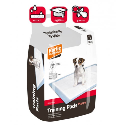 Karlıe Yavru Köpek Çiş Pedi S 45x35 Cm 10lu Karlıe Yavru Köpek Çiş Pedi S 45x35 Cm 10lu