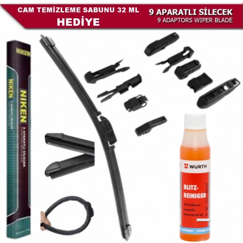 A4 SİLECEK TAKIMI (2008-2017) WÜRTH CAM SABUNU HEDİYELİ A4 SİLECEK TAKIMI (2008-2017) WÜRTH CAM SABUNU HEDİYELİ