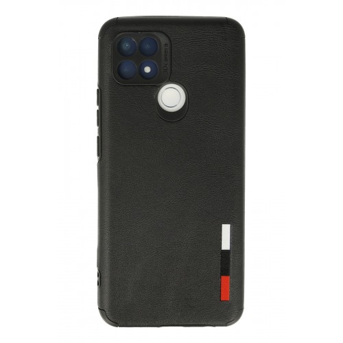 Newface Oppo A15S Kılıf Loop Deri Silikon - Siyah Newface Oppo A15S Kılıf Loop Deri Silikon - Siyah