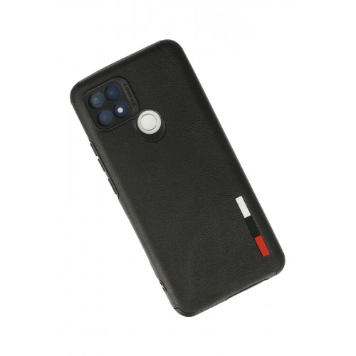 Newface Oppo A15S Kılıf Loop Deri Silikon - Siyah Newface Oppo A15S Kılıf Loop Deri Silikon - Siyah