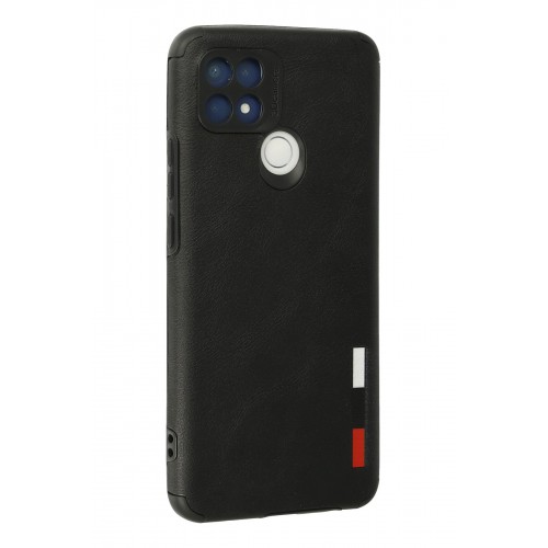 Newface Oppo A15S Kılıf Loop Deri Silikon - Siyah Newface Oppo A15S Kılıf Loop Deri Silikon - Siyah