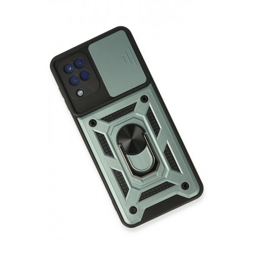 Newface Samsung Galaxy M22 Kılıf Pars Lens Yüzüklü Silikon - Yeşil Newface Samsung Galaxy M22 Kılıf Pars Lens Yüzüklü Silikon - Yeşil