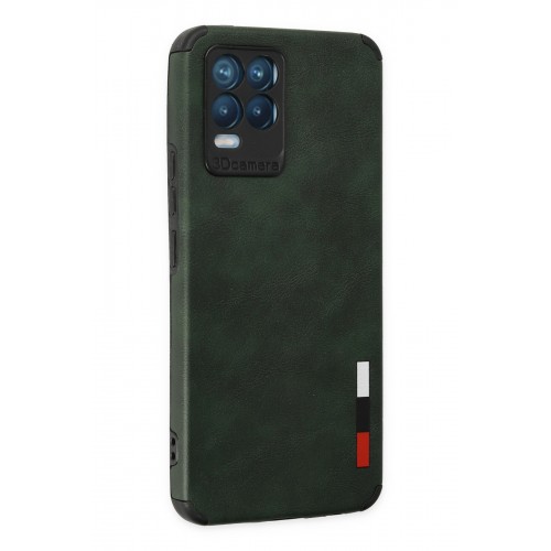 Newface Realme 8 Kılıf Loop Deri Silikon - Yeşil Newface Realme 8 Kılıf Loop Deri Silikon - Yeşil