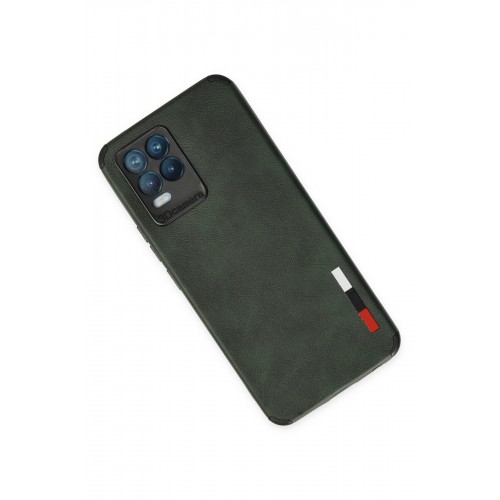 Newface Realme 8 Kılıf Loop Deri Silikon - Yeşil Newface Realme 8 Kılıf Loop Deri Silikon - Yeşil