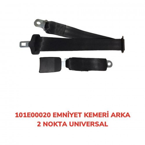 EMNİYET KEMERİ ARKA 2 NOKTA STATİK UNIVERSAL EMNİYET KEMERİ ARKA 2 NOKTA STATİK UNIVERSAL